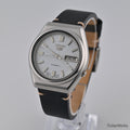 Seiko 5 Automatic 7009 White Dial 1980s Vintage Watch
