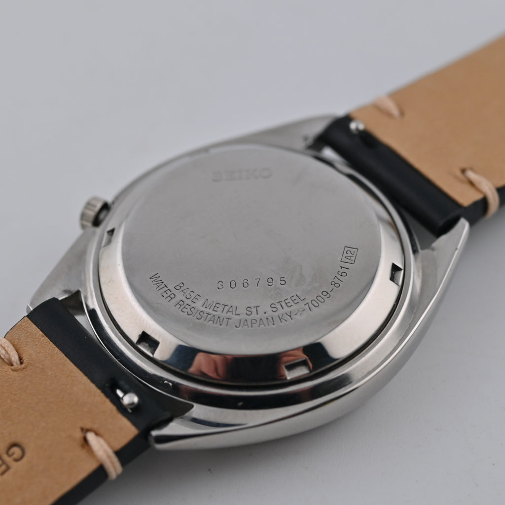 Seiko 5 Automatic 7009 Refurbished Blue Day-Date 1980s