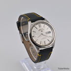 Seiko 5 Sportsmatic 6619 Sunburst Silver Day-Date 1960s 39mm