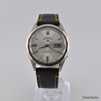Seiko 5 Sportsmatic 6619 Sunburst Silver Day-Date 1960s 39mm