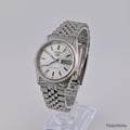 Seiko 5 Automatic 7009 Sunburst Silver Day-Date 1980s 37mm