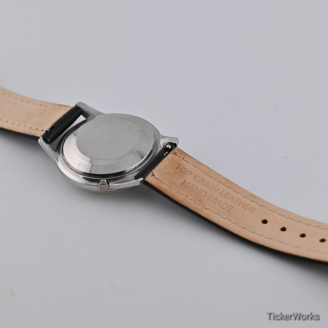 Seiko Seikomatic Self Dater Automatic Sunburst Silver 1960s 36mm
