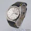 Seiko 5 Sportsmatic 6619 Sunburst Silver Day-Date 1960s 39mm