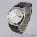 Seiko 5 Sportsmatic 6619 Sunburst Silver Day-Date 1960s 39mm