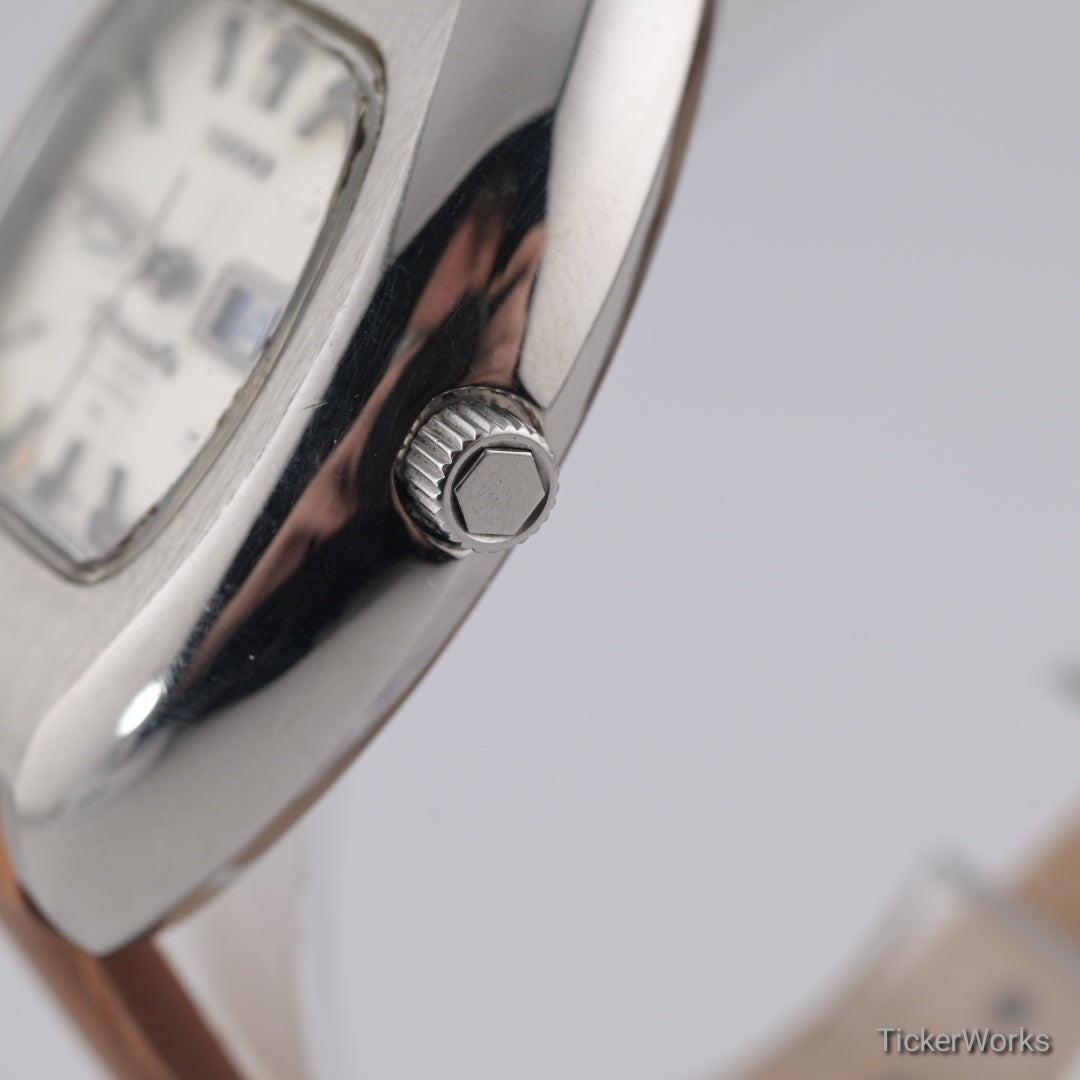 Seiko Presmatic Hi-Beat Automatic Silver Linen Day-Date 1970 39mm
