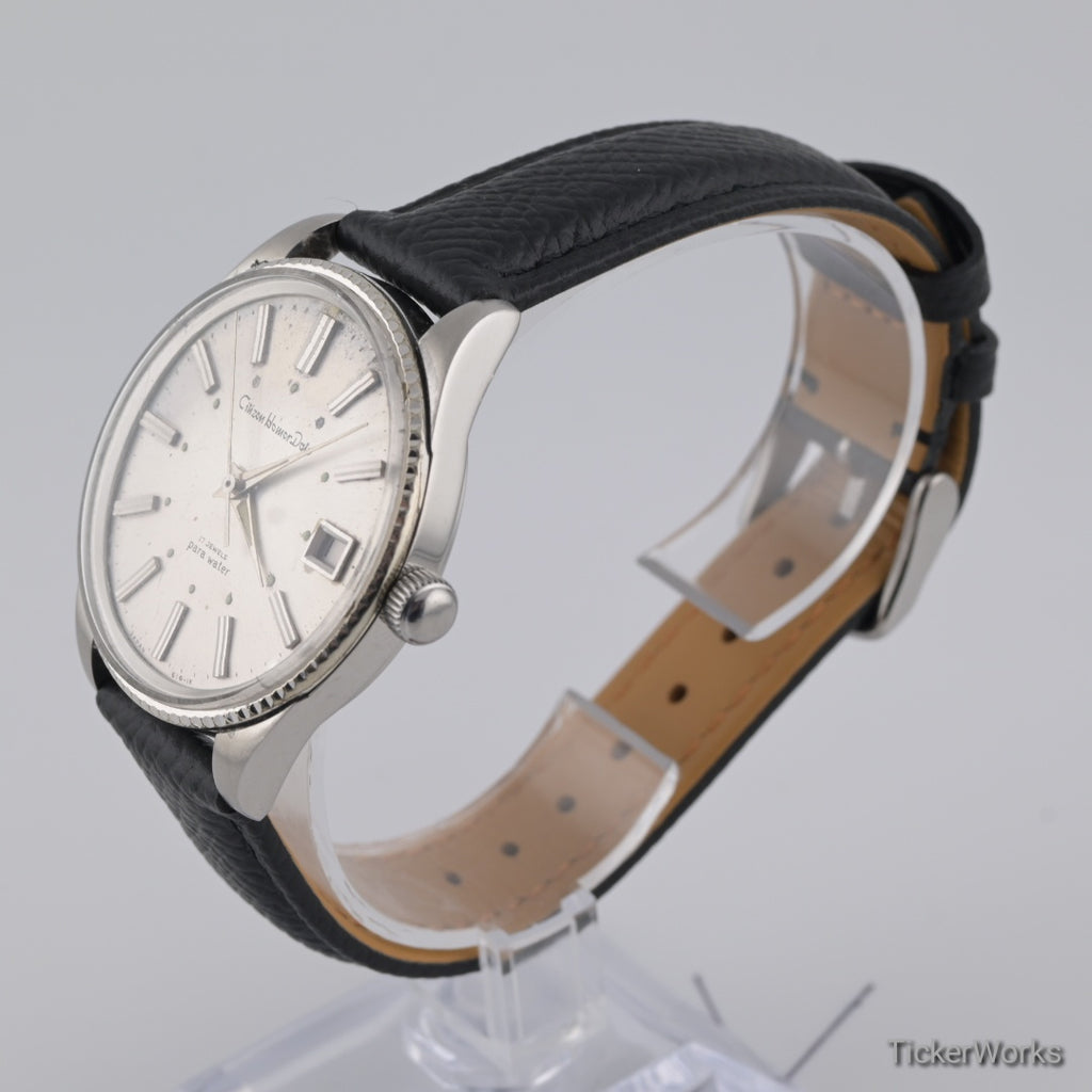 Citizen Para Water Flute 17J Silver Dial Manual Wind 1960s 37mm