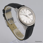 Seiko Sportsmatic 7619-7050 1960s Sunburst Silver Dial 38mm Kanji Day 23J