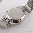 Seiko 5 Automatic Railway Time White Day-Date 1990s 36mm