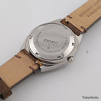 Seiko 5 Automatic 6309 Sunburst Orange Day-Date 1980s 35mm