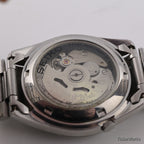 Seiko 5 Automatic 7S26-0380 1990s White Original Dial 37mm Arabic Day 21J
