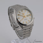 Seiko 5 Automatic 7S26-0380 1990s White Original Dial 37mm Arabic Day 21J