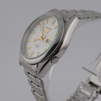 Seiko 5 Automatic 7S26-0380 1990s White Original Dial 37mm Arabic Day 21J