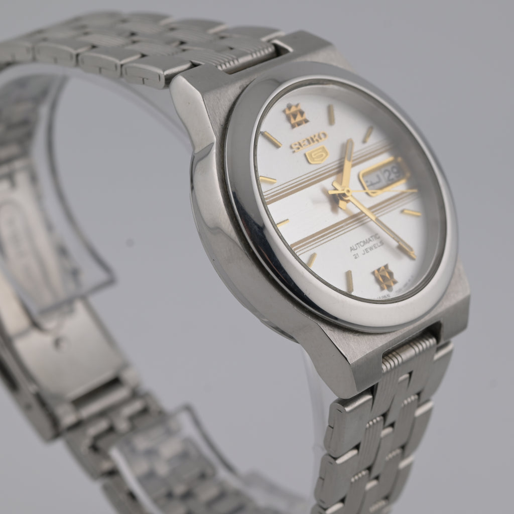 Seiko 5 Automatic 21J 7S26-01R0 1990s Original Dial 35mm Arabic Day Calibre 7S26