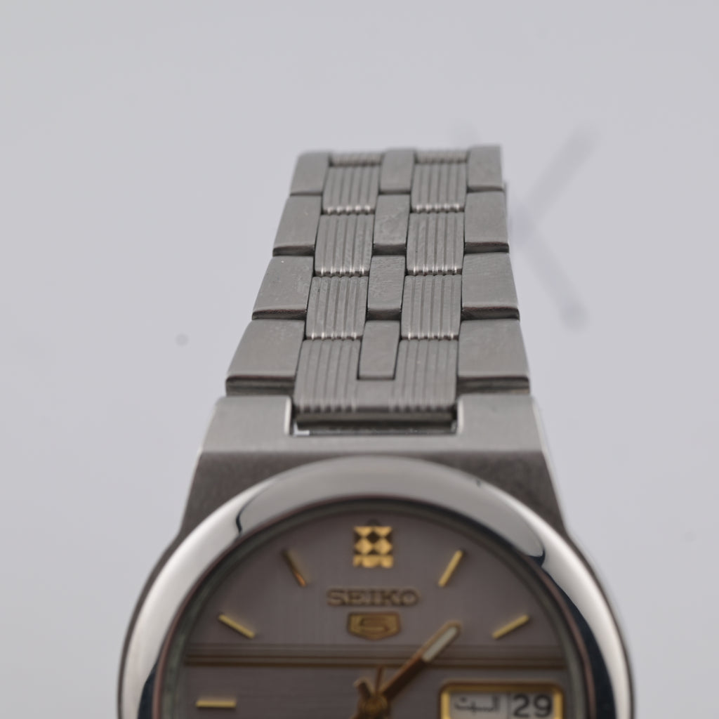 Seiko 5 Automatic 21J 7S26-01R0 1990s Original Dial 35mm Arabic Day Calibre 7S26