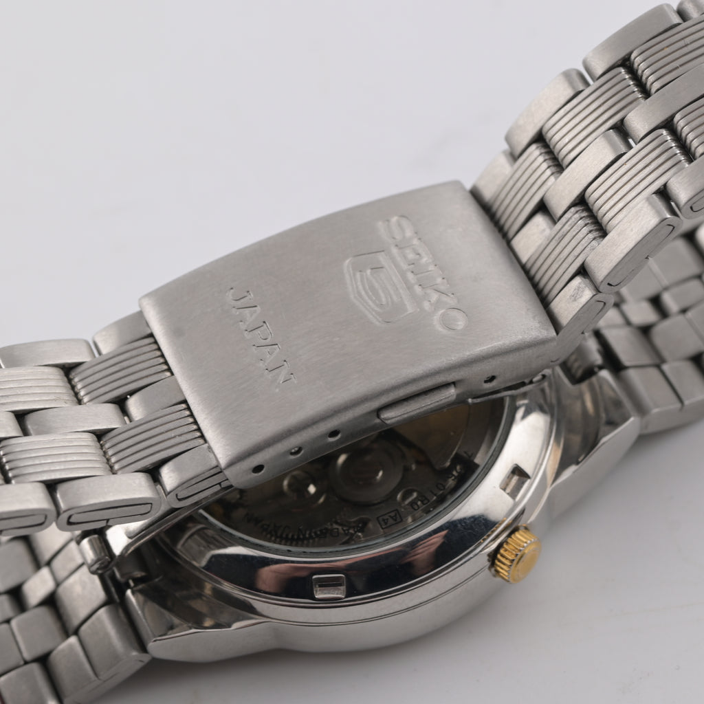 Seiko 5 Automatic 21J 7S26-01R0 1990s Original Dial 35mm Arabic Day Calibre 7S26