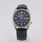 Seiko 5 Automatic 7009 Refurbished Blue Day-Date 1980s