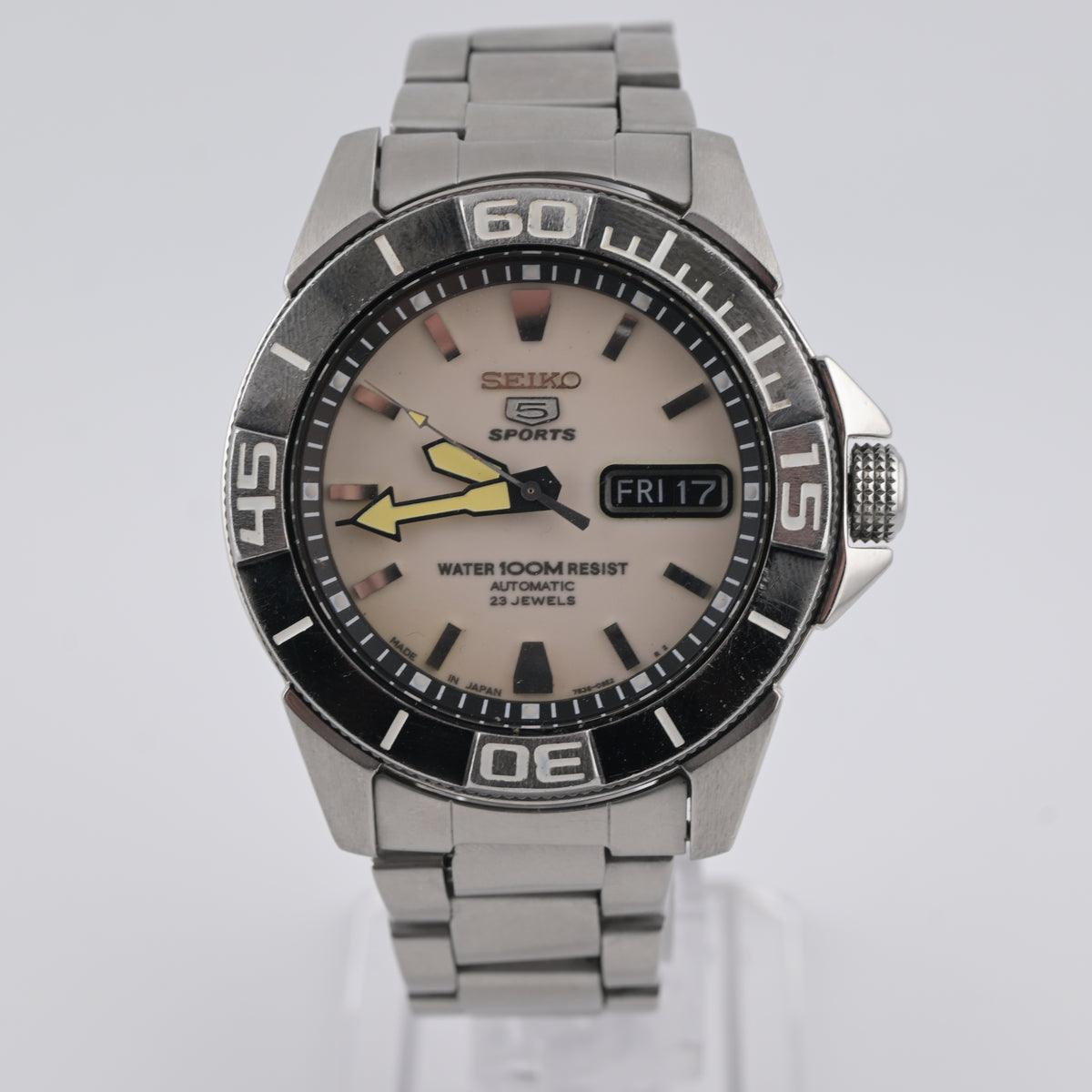 Seiko 5 Sports 7S36-02H0 Full Lume Dial 2000s 40mm Automatic Eng/Arabic Day