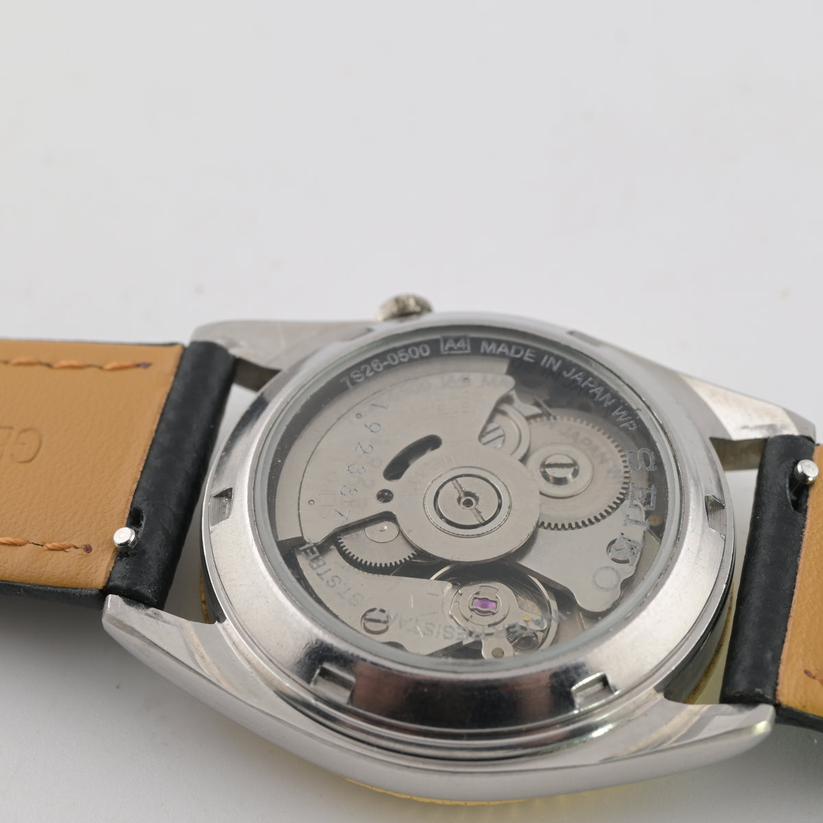Seiko SNXJ92 2000s Gold Dial Two-Tone Fluted 37mm
