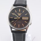 Seiko 7009-3101 1980s Black/Gold Dress Dial 37mm