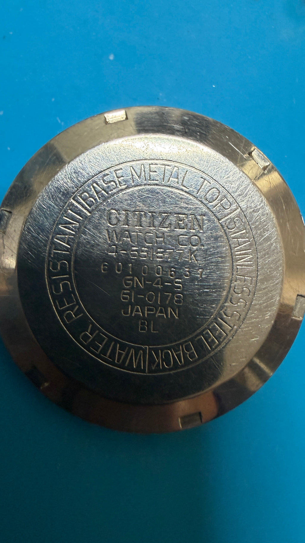 Citizen 'Custom V2 Blackie' Automatic Reflective Green Day-Date 1970s 38mm